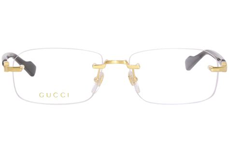 gucci gg1221o on face|Gucci™ GG1221O Rectangle Eyeglasses .